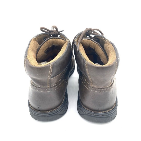 Dockers Men’s Brown Full Grain Leather Kingman Stain Defender Ankle Boots #5778 - Picture 3 of 11